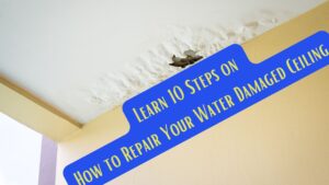 repair water damaged ceiling