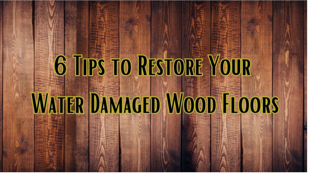 water damaged wood floor
